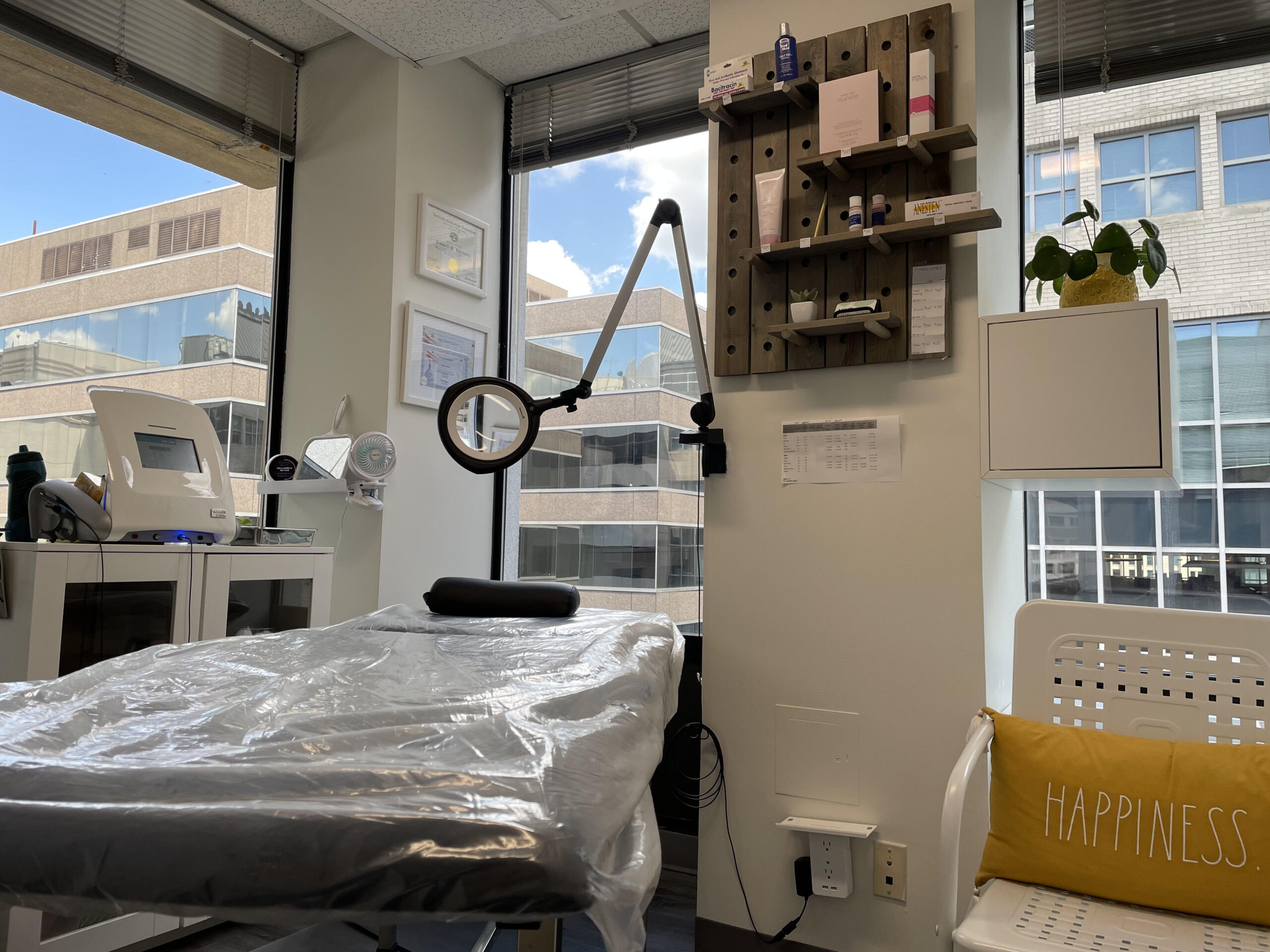 Clinical coworking space interior